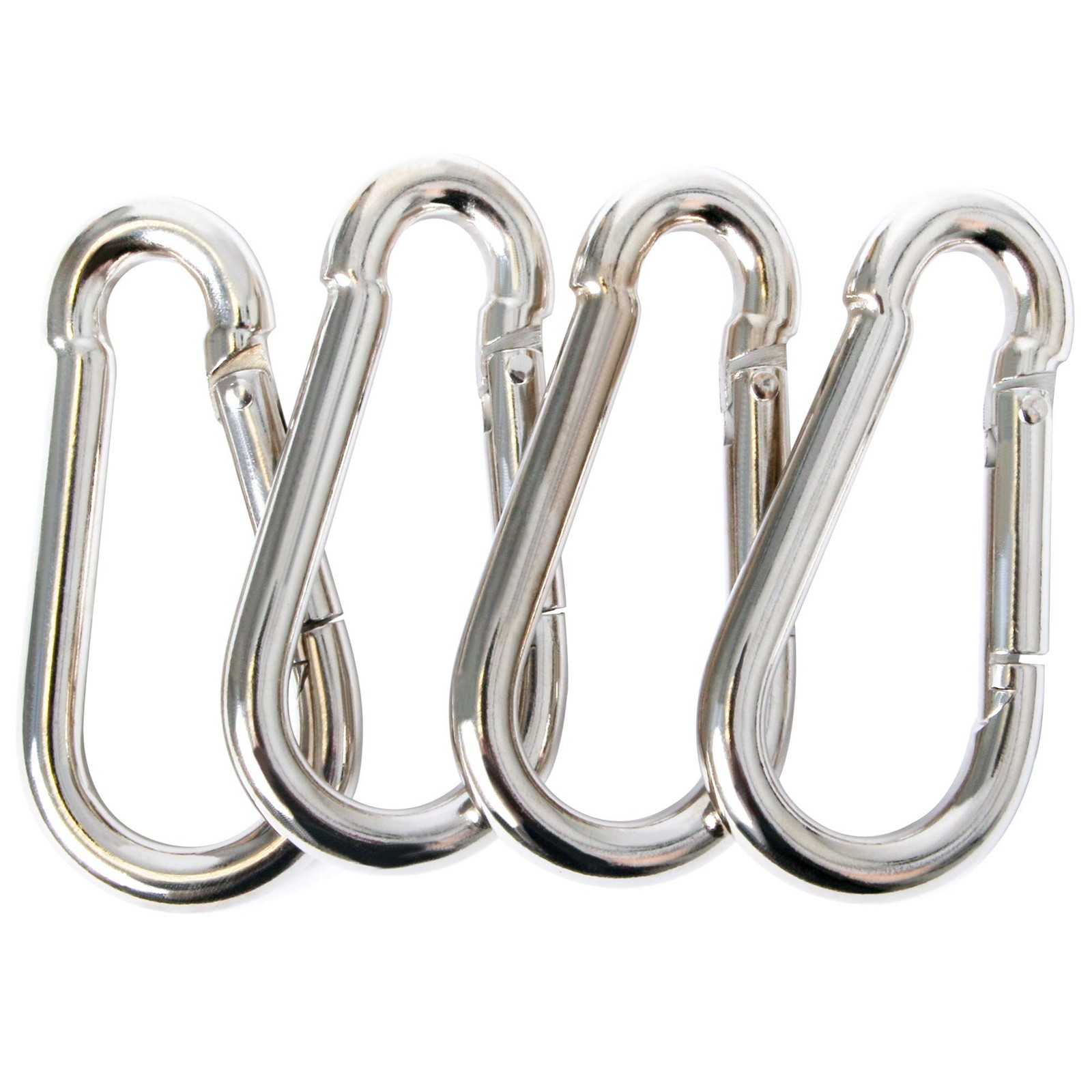 Stainless Steel Carabiner Snap Hook Set for Gym Cable Attachments