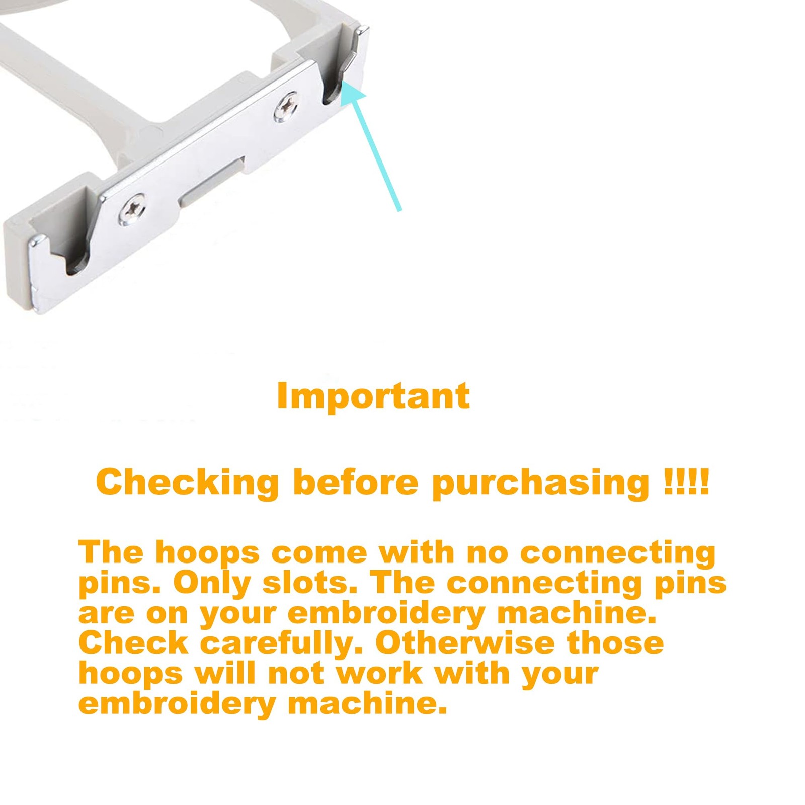 New brothread Embroidery Machine Hoop SA444 with Single (5"x7"), Multiple
