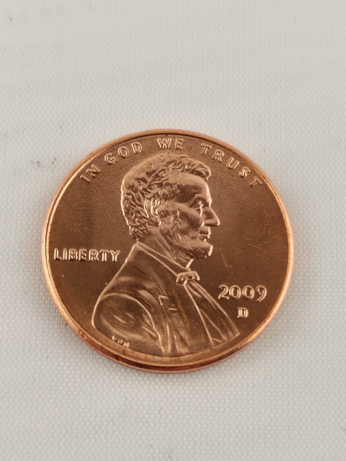 2009-D Lincoln Professional Life 1 Coin.