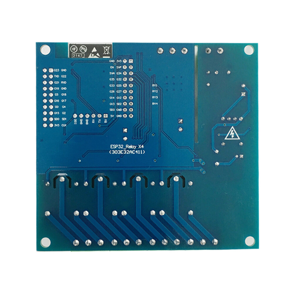 AC/DC ESP32 WIFI Bluetooth 4CH Relay Module ESP32- Development board