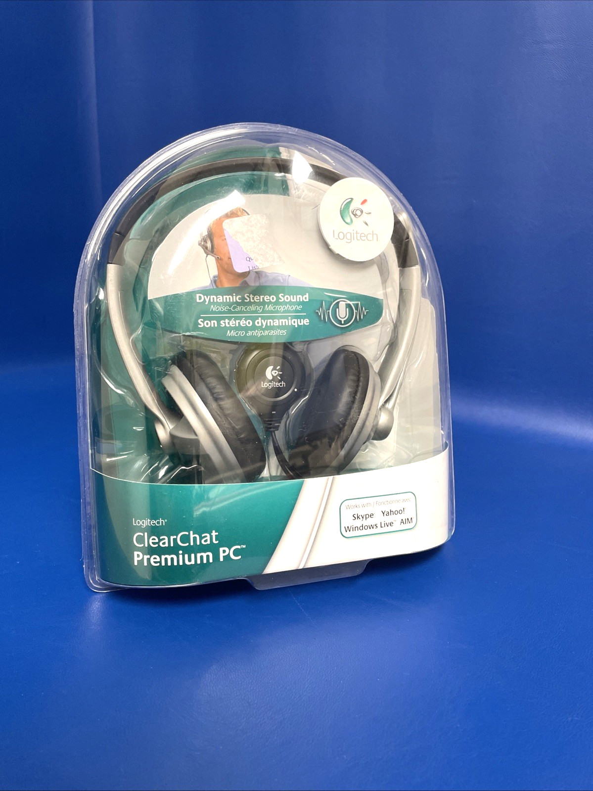 OEM  Logitech ClearChat Premium PC Headset Mic Zoom Calls Home Office