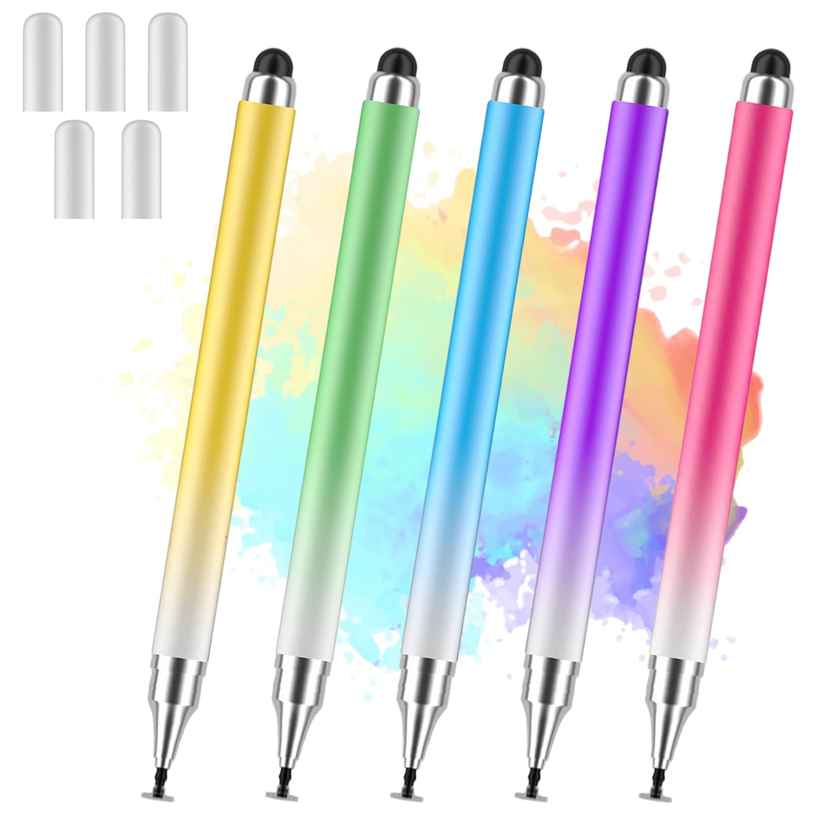 Stylus Pens for Touch Screens, Universal 2 in 1 Stylus Pen for iPad Compatibl...