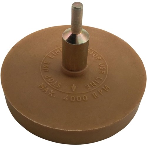 CTA 1010 Eraser Wheel with Arbor Adapter, 3.5" Diameter, 5/16-24 Thread