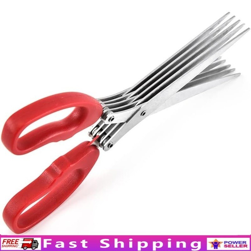Paper Shredding Scissors Stainless Steel Identity Theft Protection Cutter New