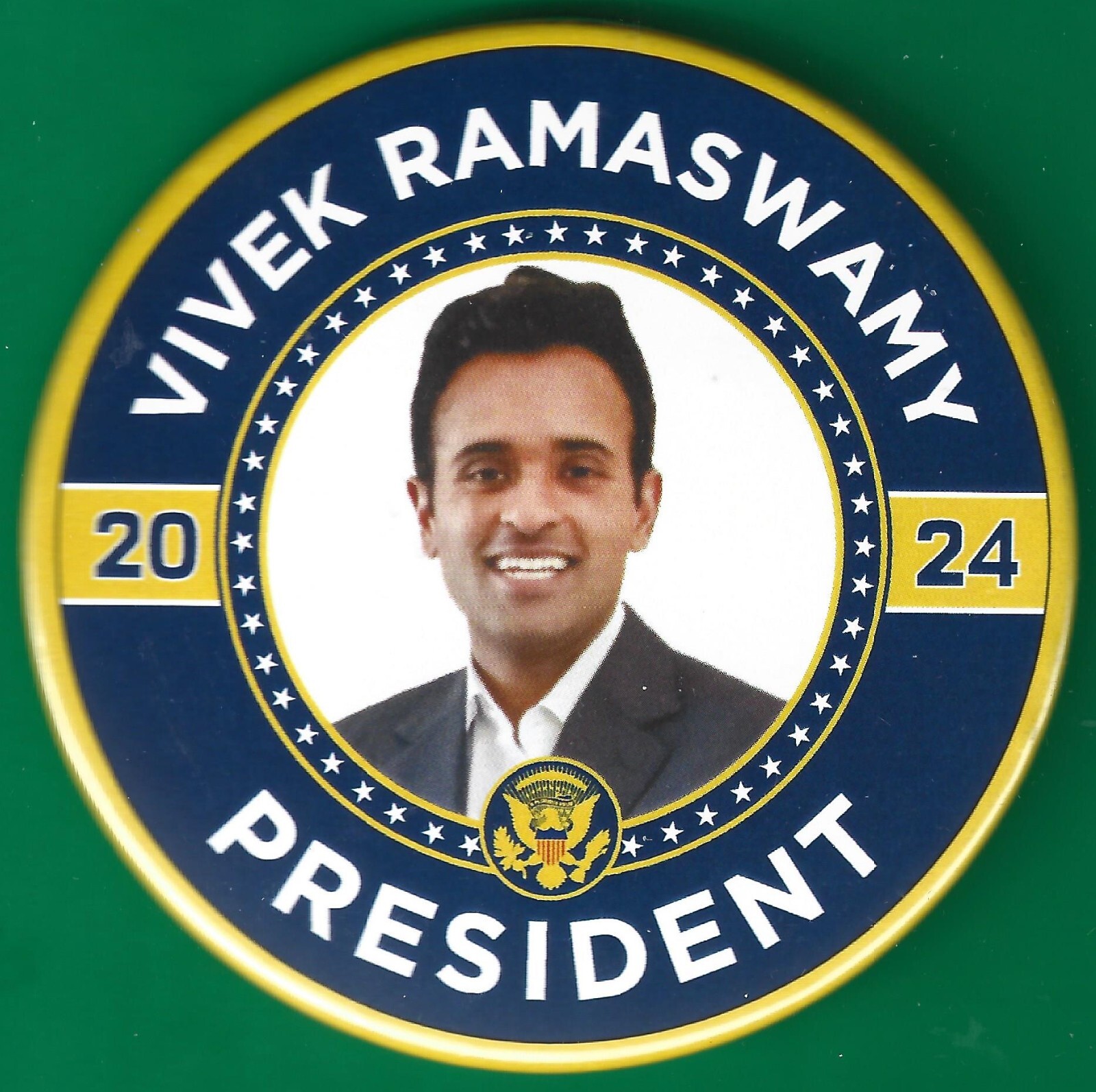 2024 Vivek Ramaswamy 3"(Large Size)/ Presidential Hopeful Campaign Button(Pin04)