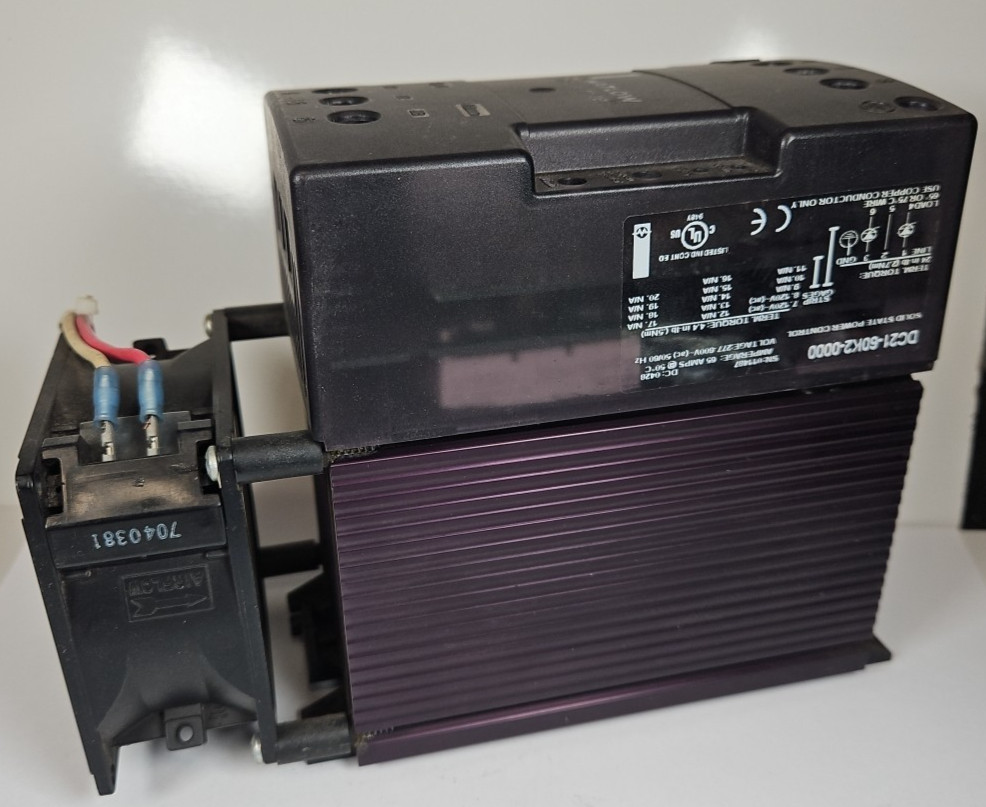 WATLOW DC21-60K2-0000 DIN-A-MITE Power Control Module Unit Fan