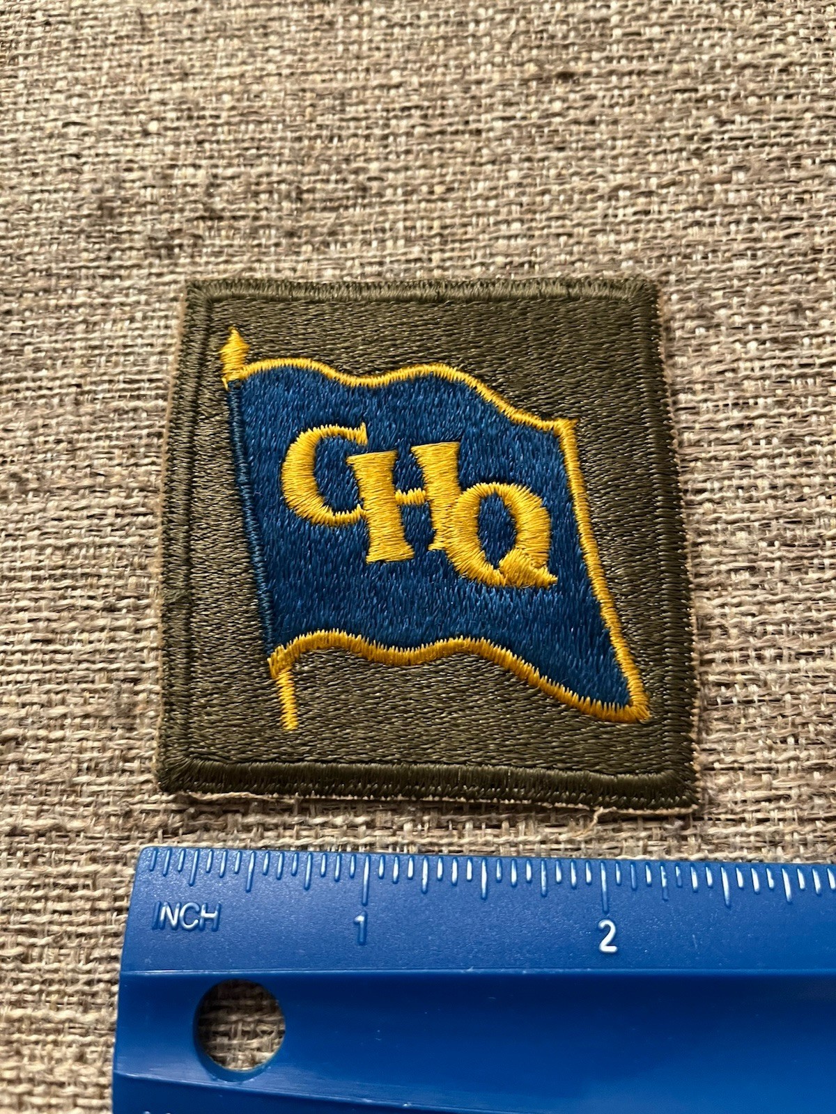 WWII US ARMY GHQ SOUTHWEST PACIFIC COMMAND PATCH
