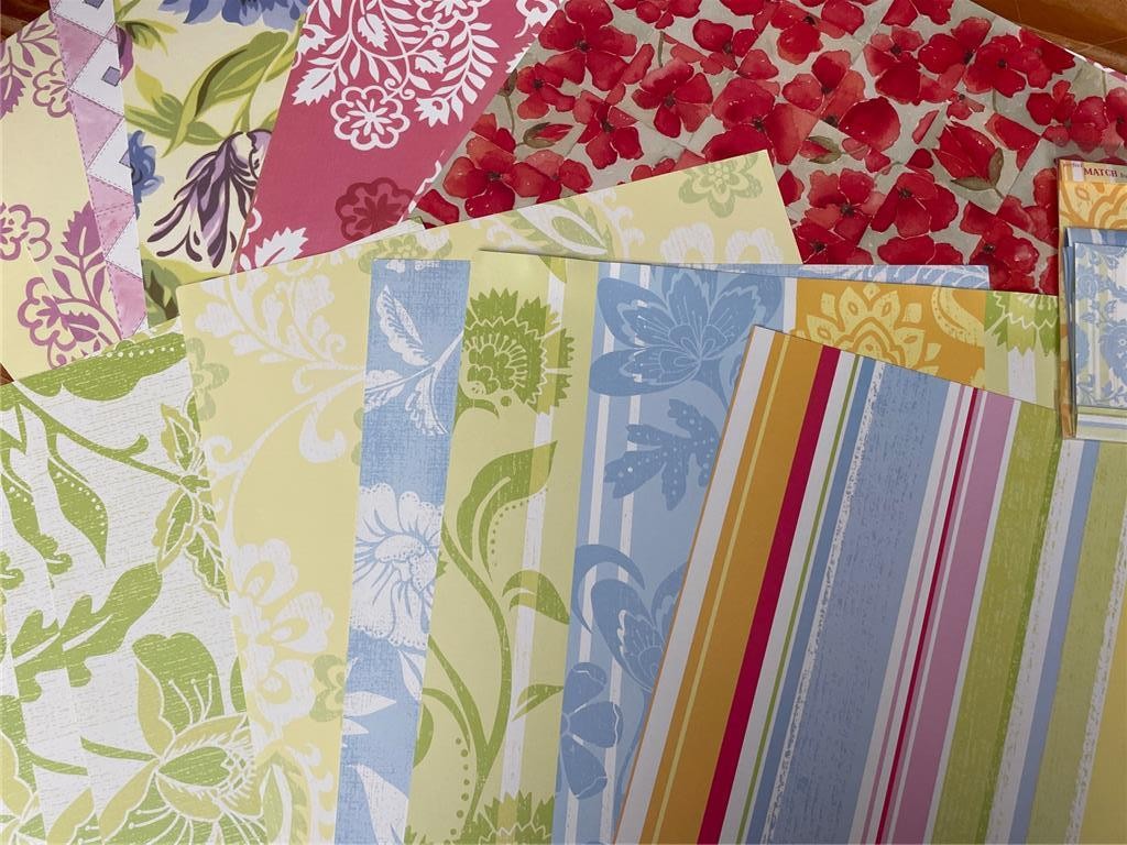 new NrN designs 12 x 12 HEAVY WEIGHT scrapbook paper  SS & DS CARDSTOCK