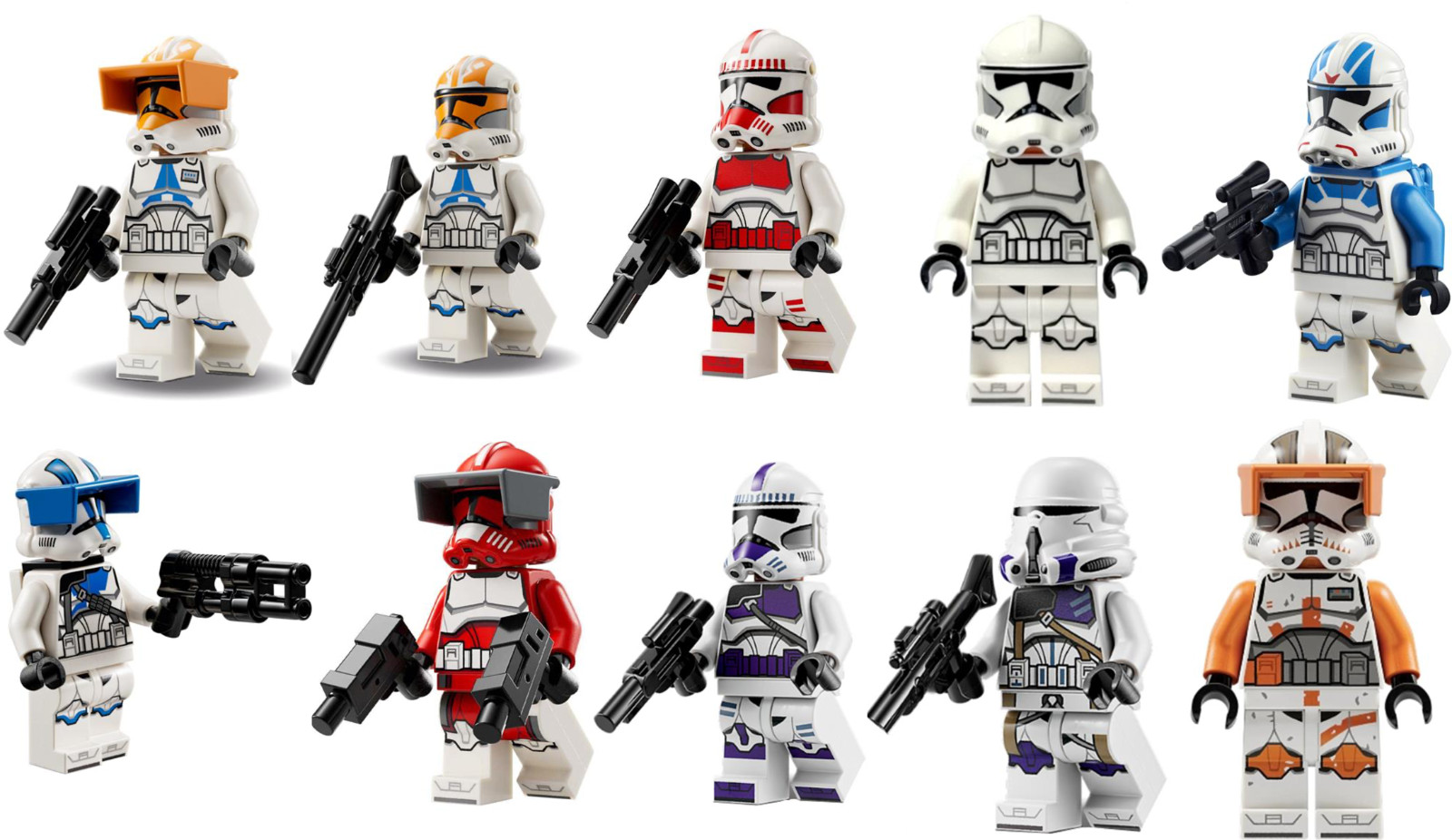 Genuine LEGO Star Wars Clone Wars, Clone Troopers & Battle Droids **YOU CHOOSE**