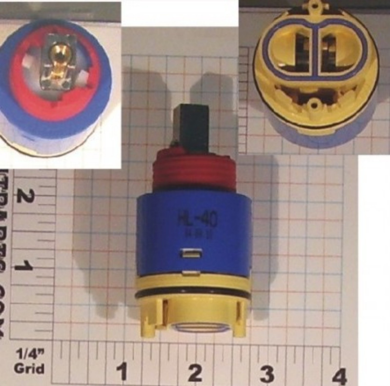 JL02BJ HL-40 40mm Ceramic Pressure Balance Cartridge for Tub and Shower Faucet