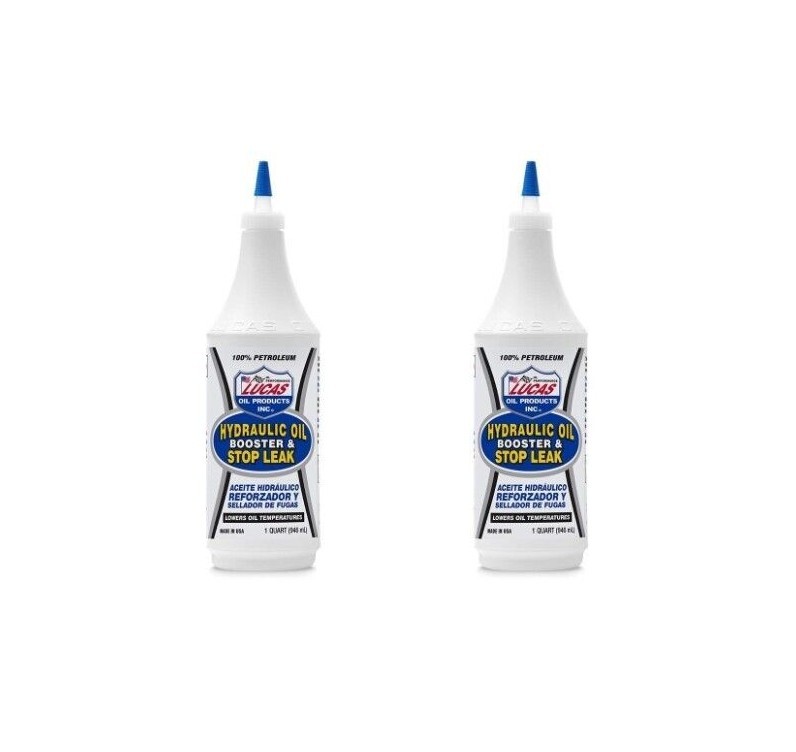 Lucas Oil 10019 Hydraulic Oil Booster & Stop Leak - 2 PACK