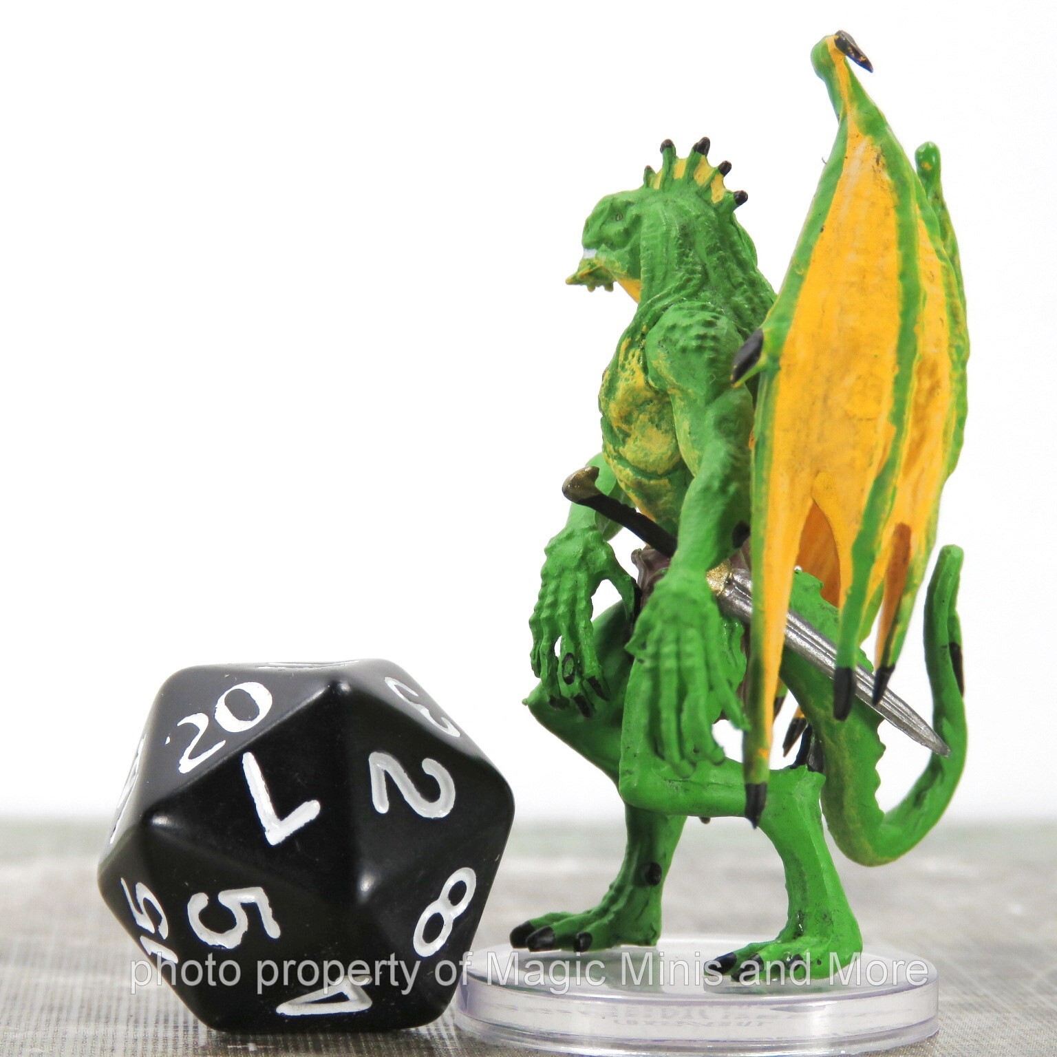 Monsters of Multiverse ~ GREEN ABISHAI #18 Icons Mordenkainen D&D miniature