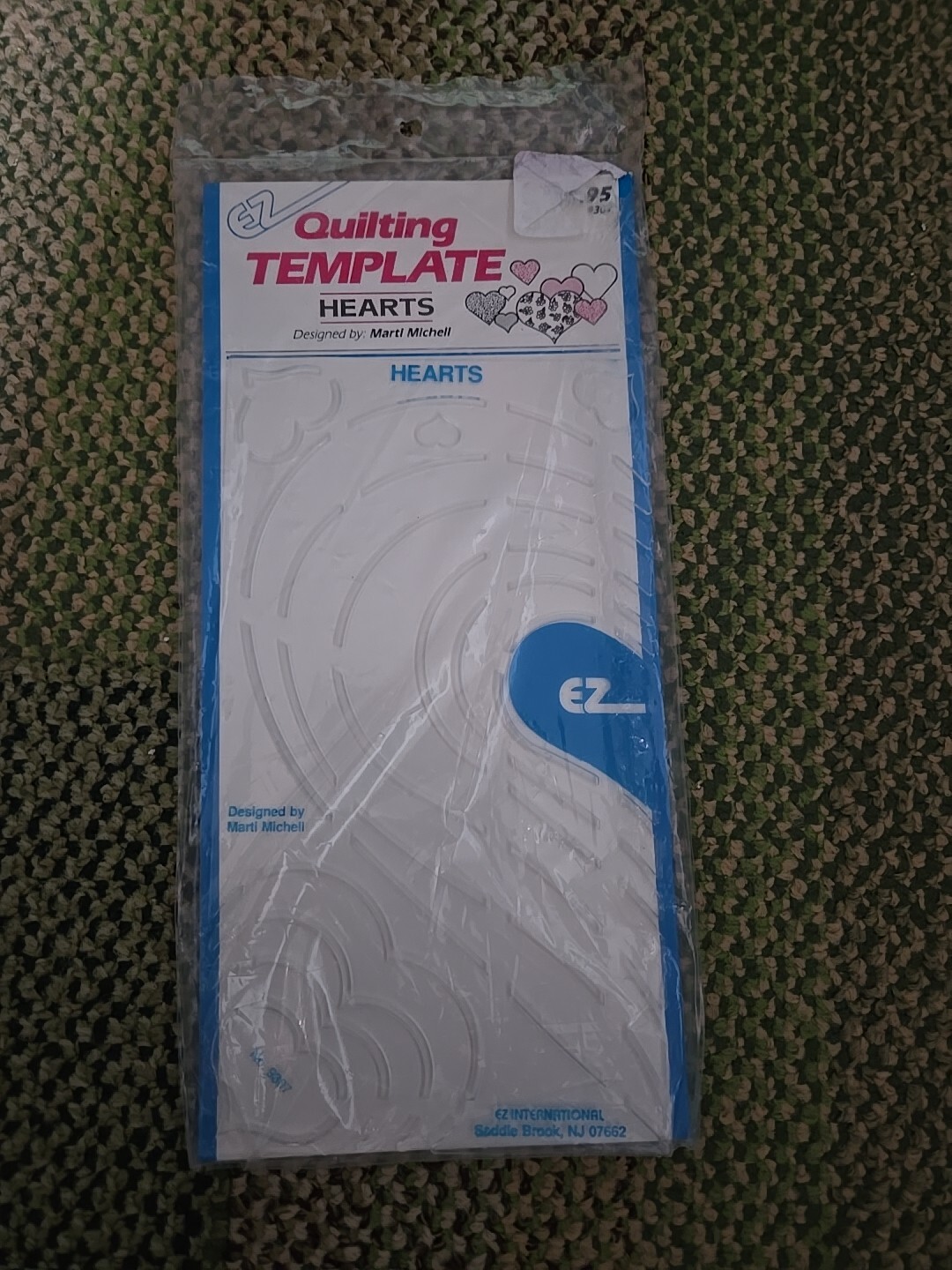 EZ Quilting Template HEARTS by Marti Michell #9307 NIP