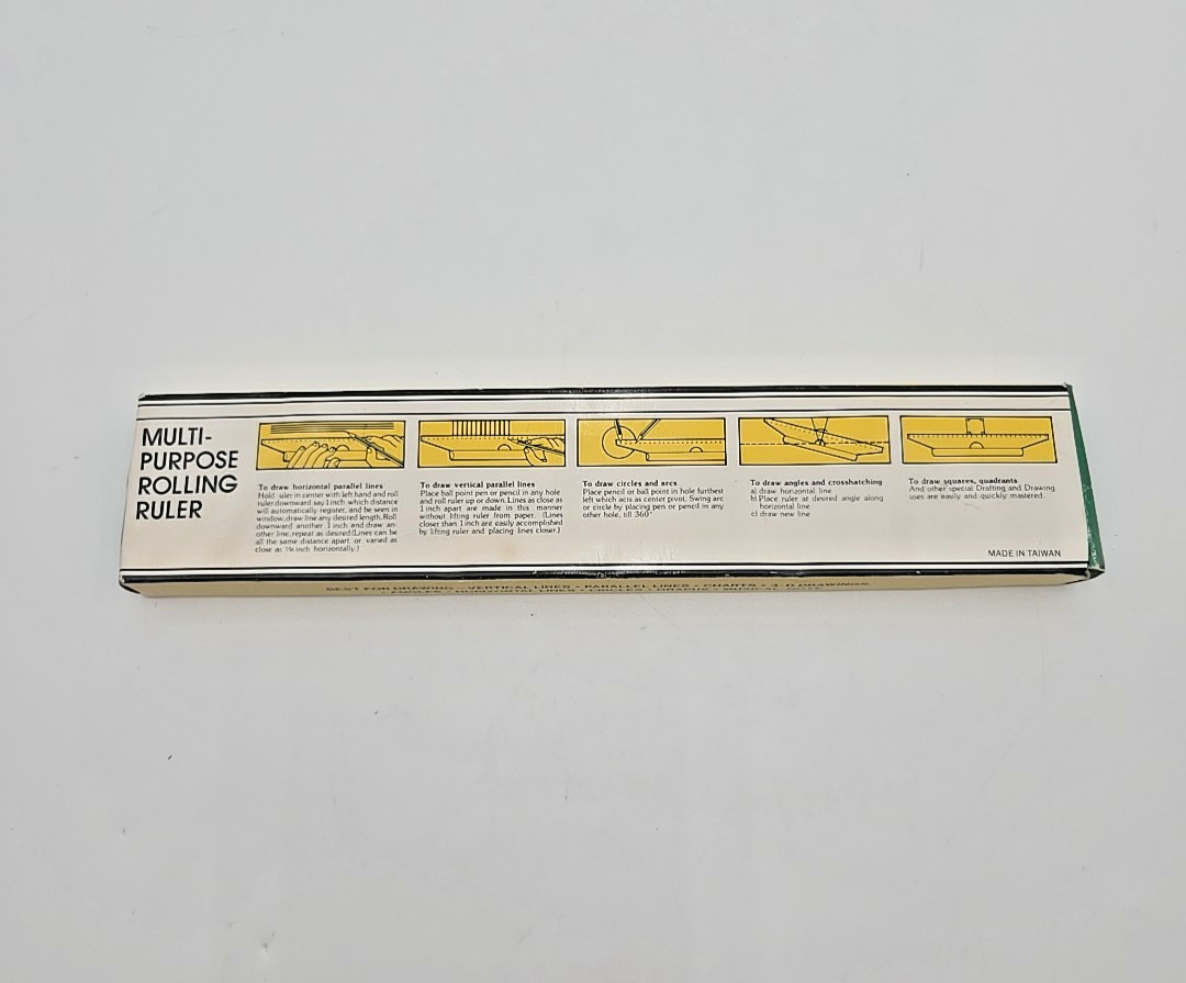 Multi-Purpose Clear Rolling Ruler