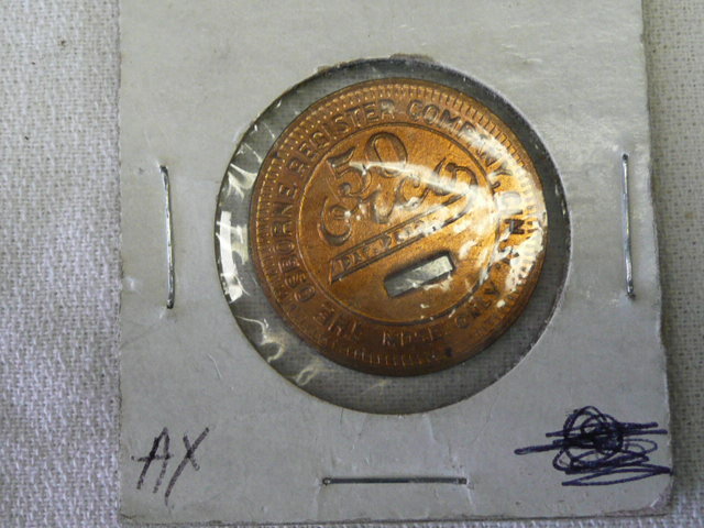 MINT 50 CENT SOUTHEASTERN FUEL CLACKER GORGAS,AL