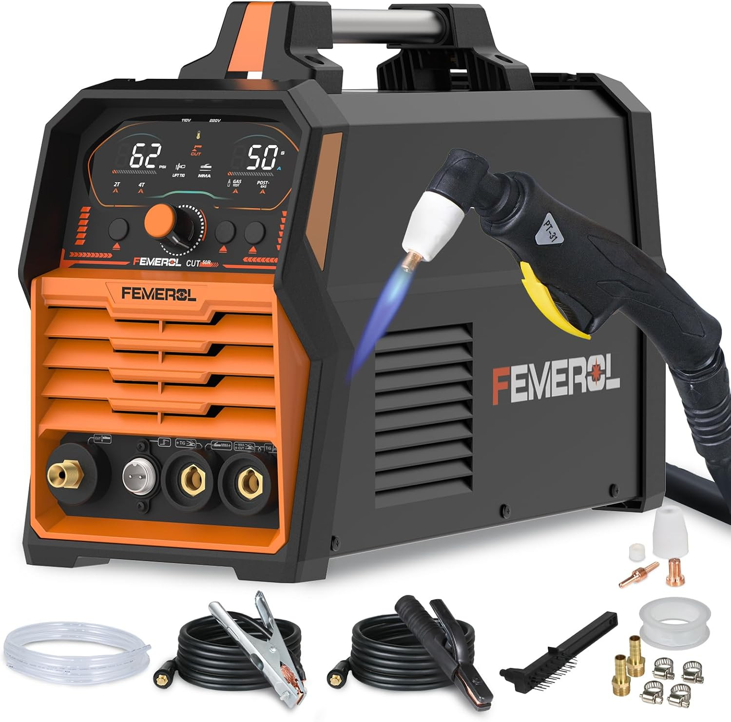 3 in 1 Plasma Cutter/Lift Tig/Stick Welder,50Amp Plasma Cutter Machine 200A Stic