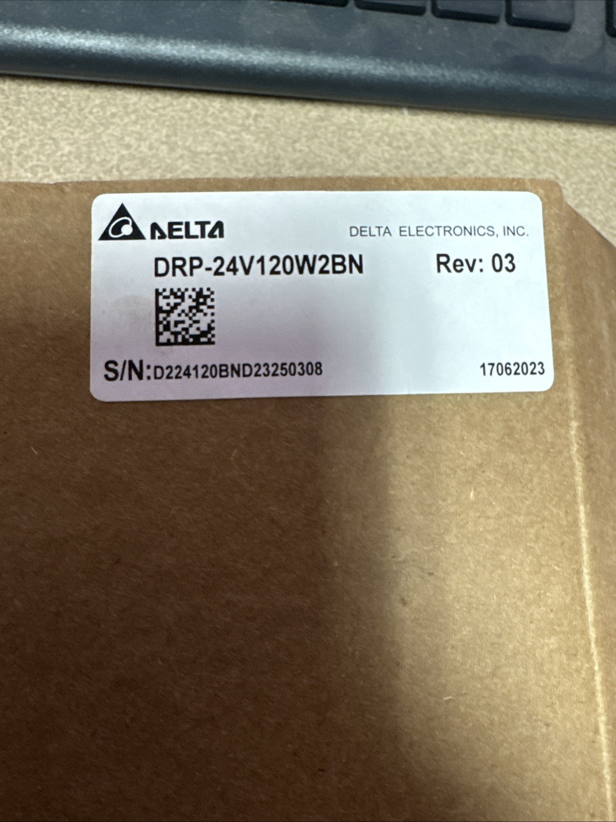 Delta DRP024V120W1BN CliQ II DIN Rail Power Supply 24V 5A 120W Switching PSU