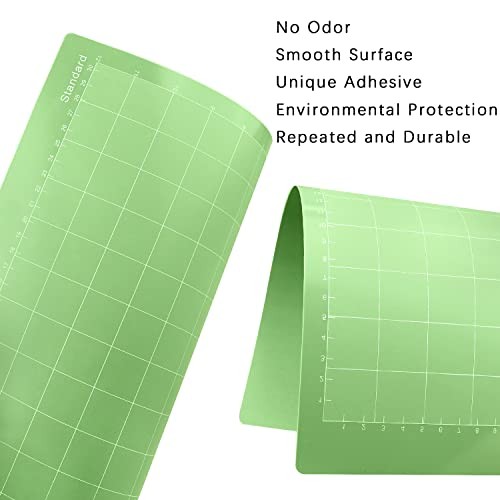 Cutting Mat, Compatible With Cricut Explore 12x12in(8 Pack)Standard Green
