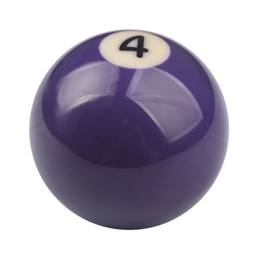 Billiard Ball Rod Shifter Knobs Gear Shift Knobs Marbling Pool Ball No. 4