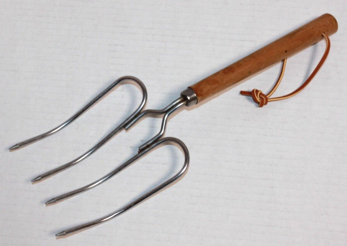 Vintage 4 Prong Turkey Lifter Meat Fork