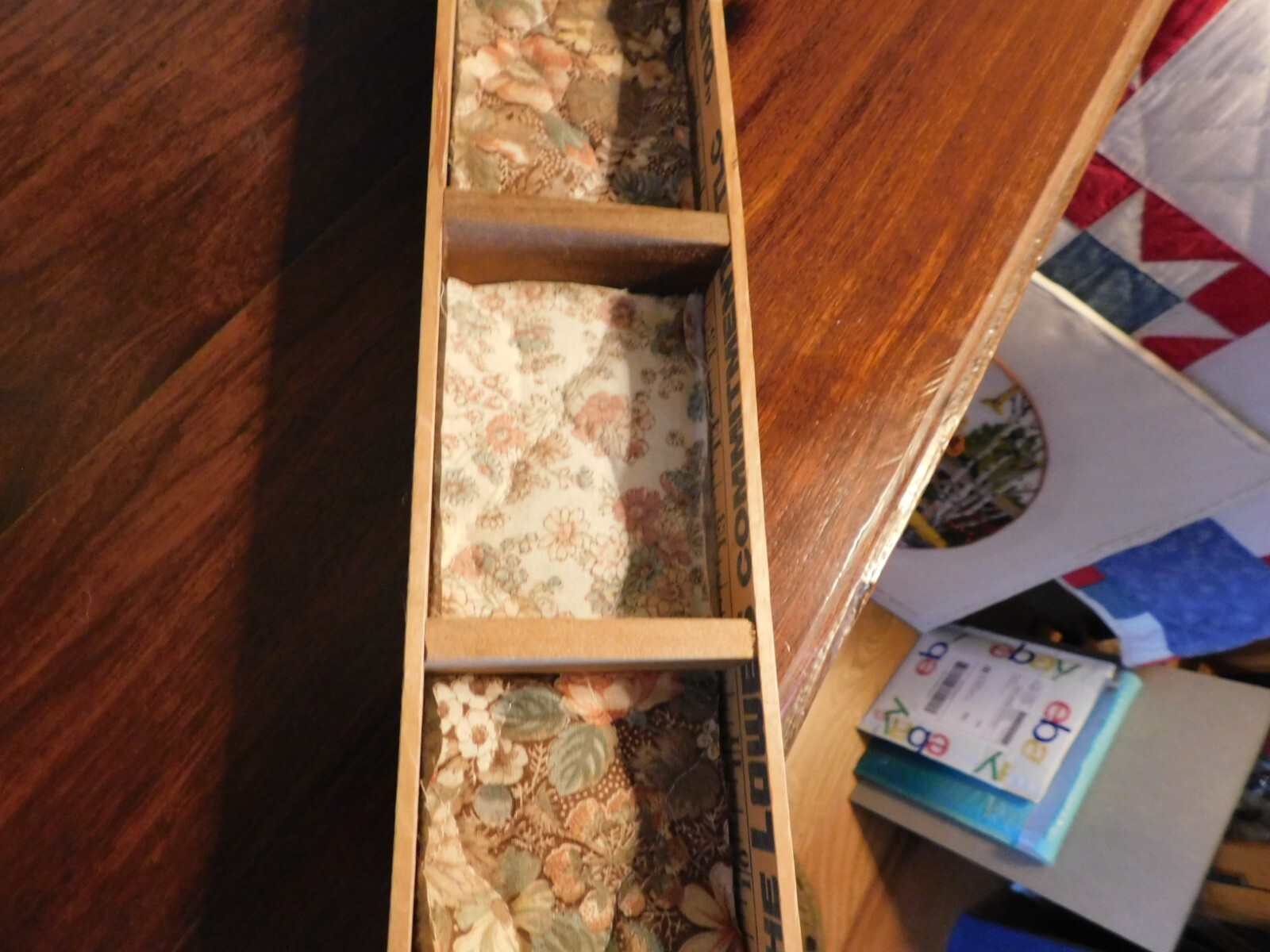 Handmade Yard Stick Shelf for Miniatures Vintage