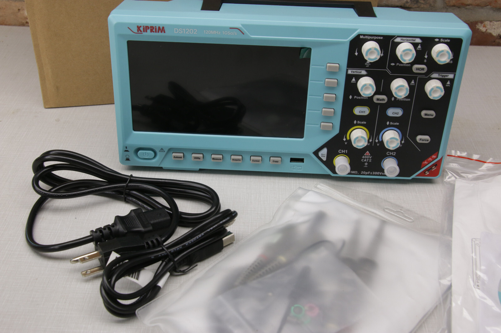 Kiprim Digital Oscilloscope DS-1202 - NEW Open Box