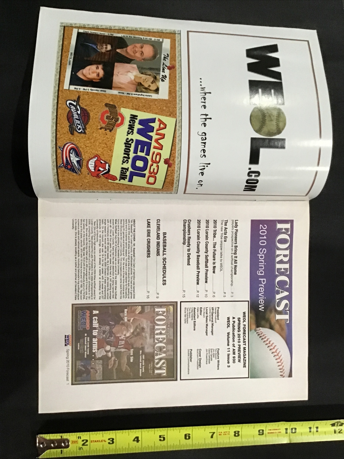 2010 Softball Baseball Spring Preview Medina Lorain Magazine Program