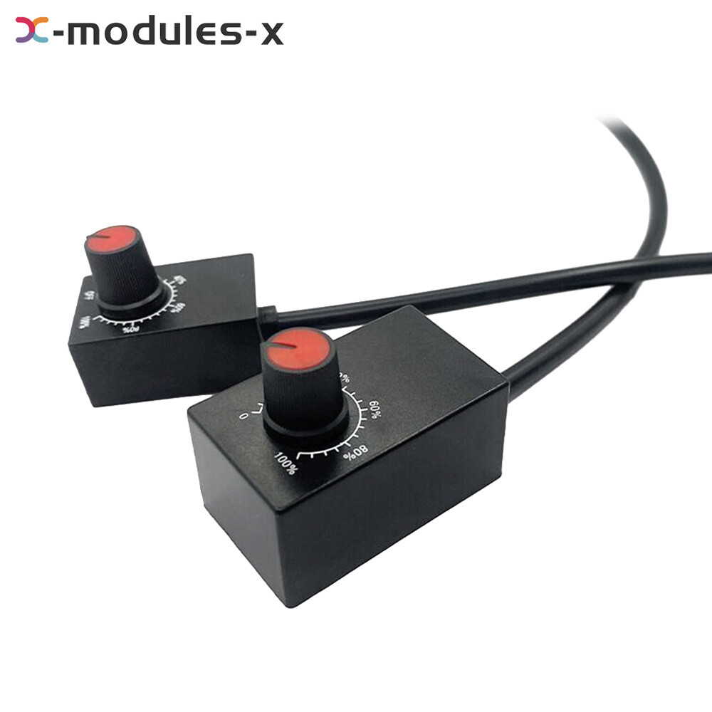 DC0-10V 1-10V Knob Dimmer 0-100% Scale Electronic Potentiometer for Dimmable LED