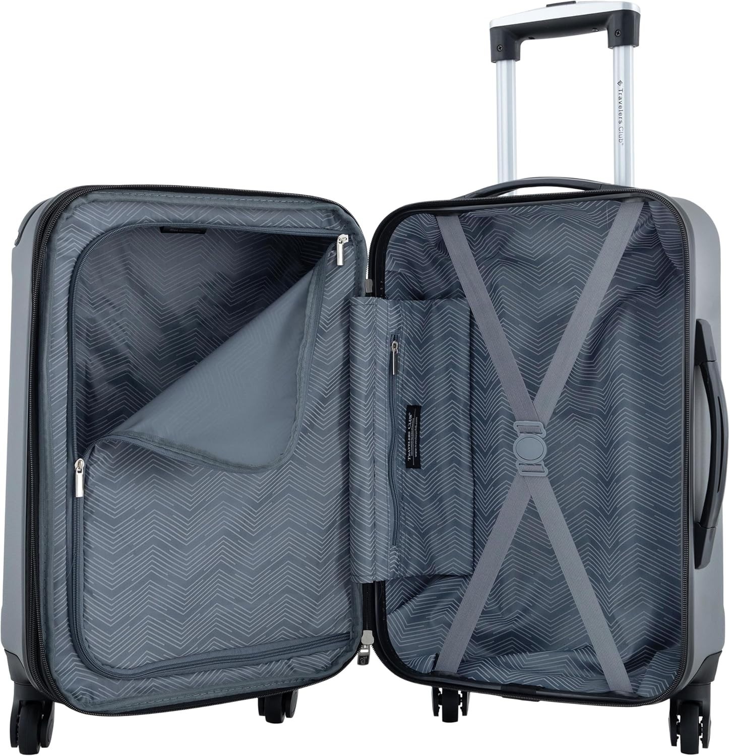 Chicago Charcoal Hardside Expandable Spinner Luggage