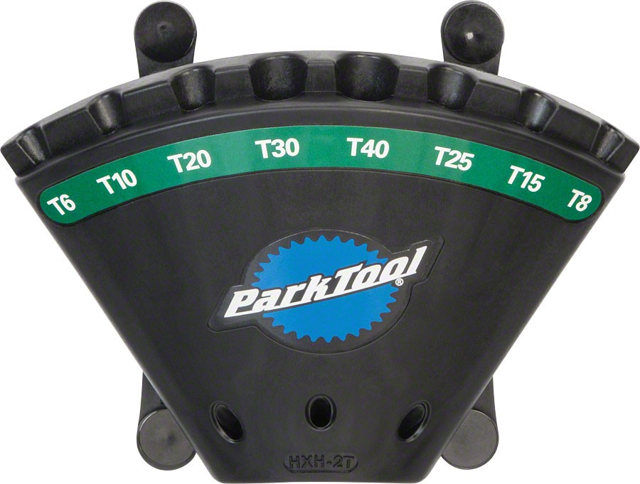 Park Tool HXH-2T Wall Mount Torx Driver Holder for P-Handle Wrench Sets