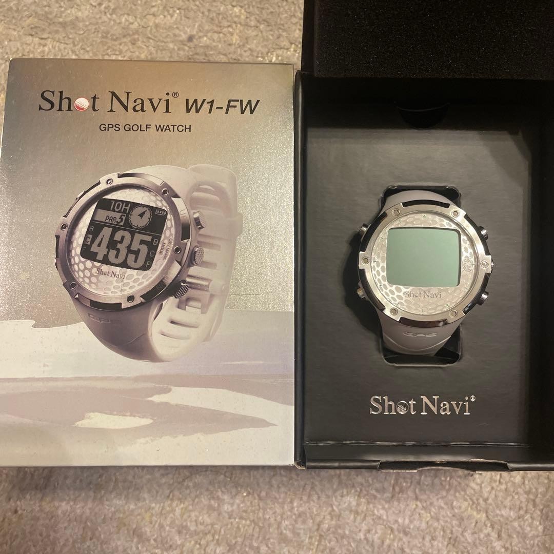 Shot Navi W1-FW Golf GPS Watch with Cable Used