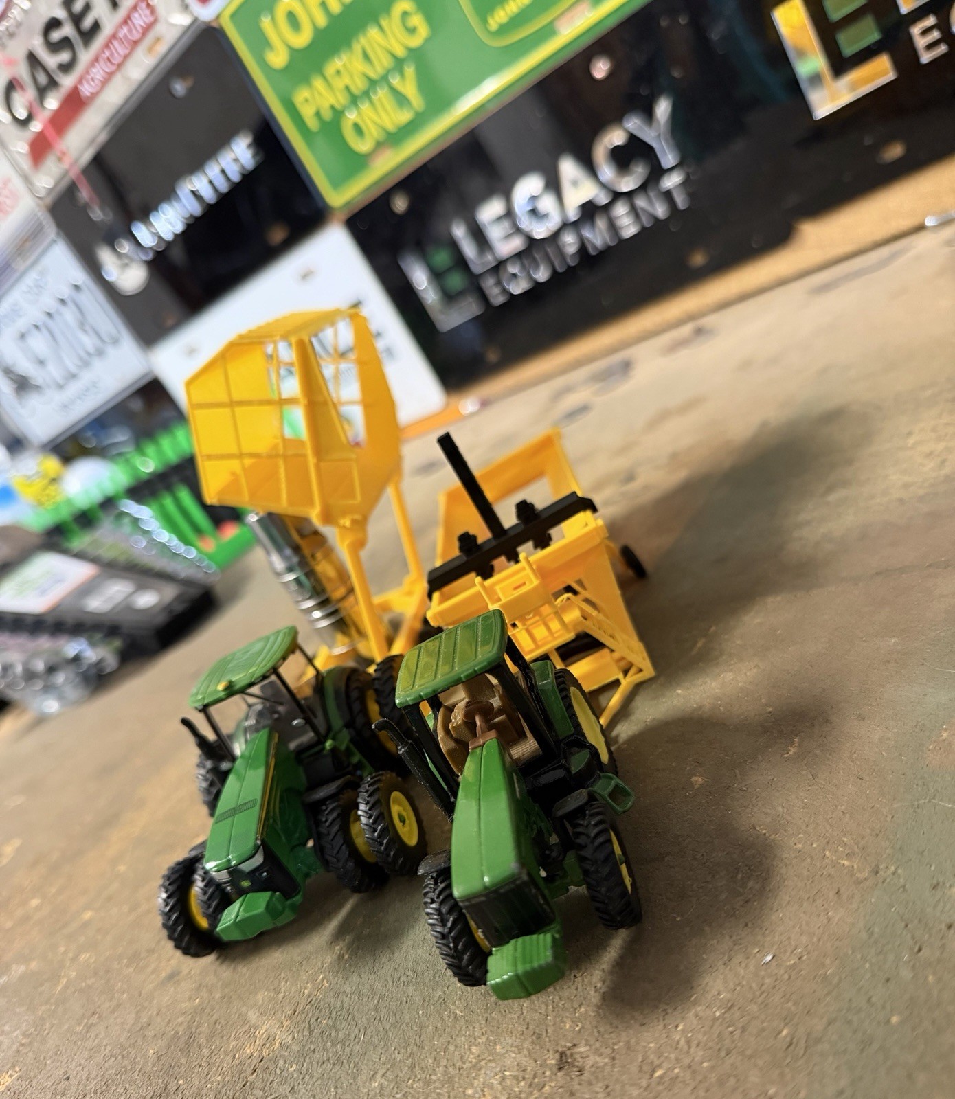 1/64 Scale Cotton Cart Kit - Yellow / Custom Farm Toys