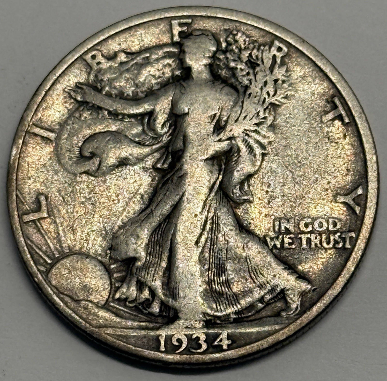 1934 S 50c Walking Liberty Half Dollar