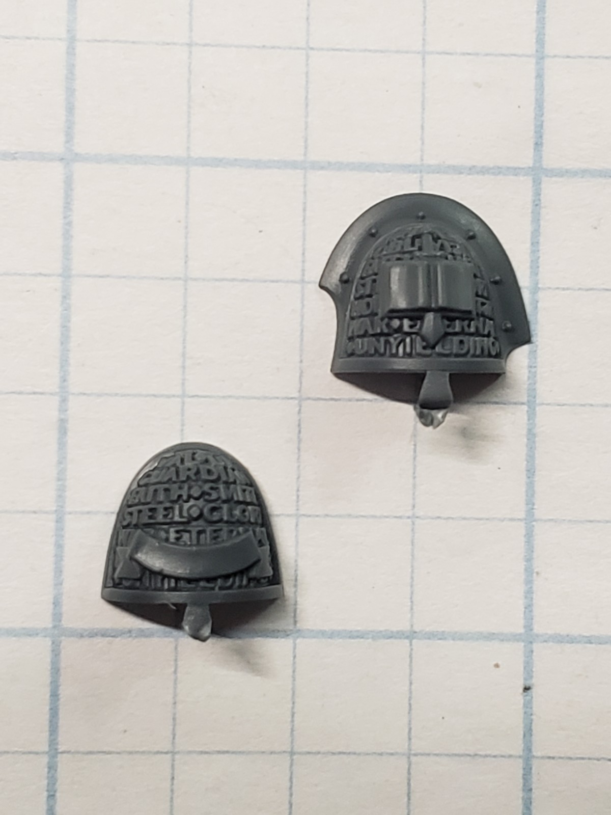Warhammer 40k Grey Knight Bits Strike Squad Justicar Shoulder Pads SP03