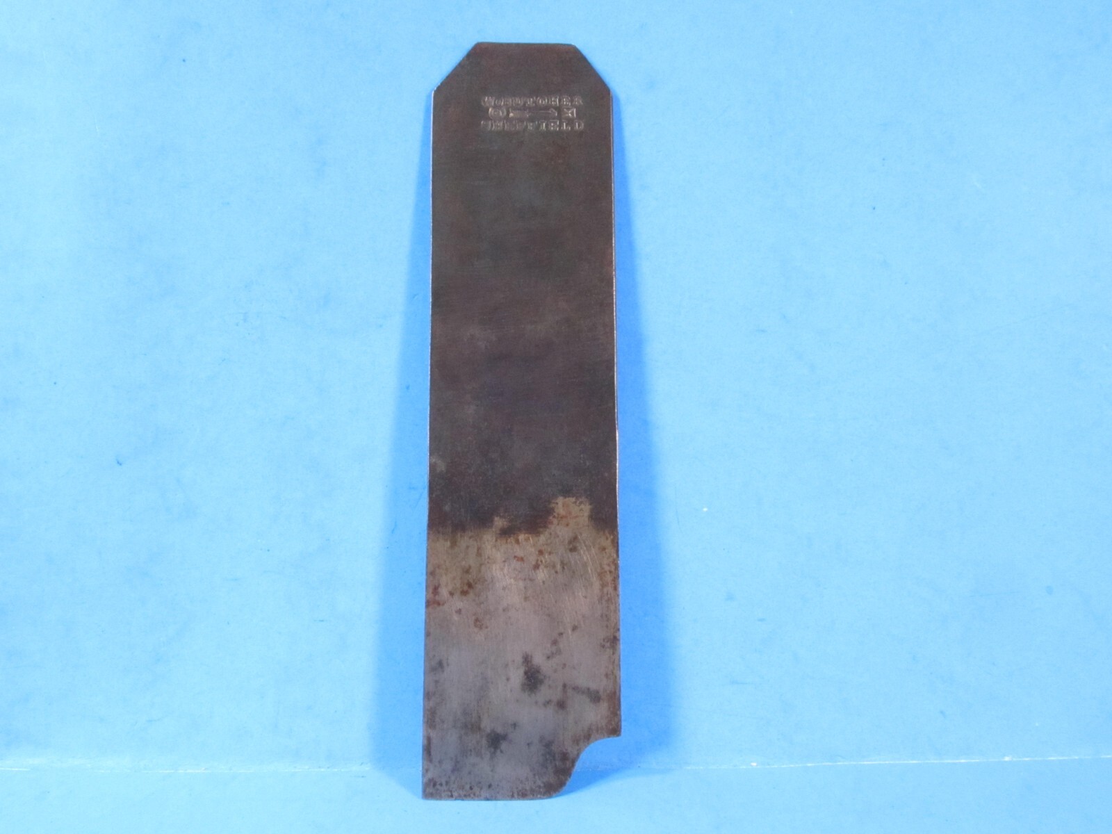 parts - W Butcher Sheffield England ogee iron blade cutter for wood plane