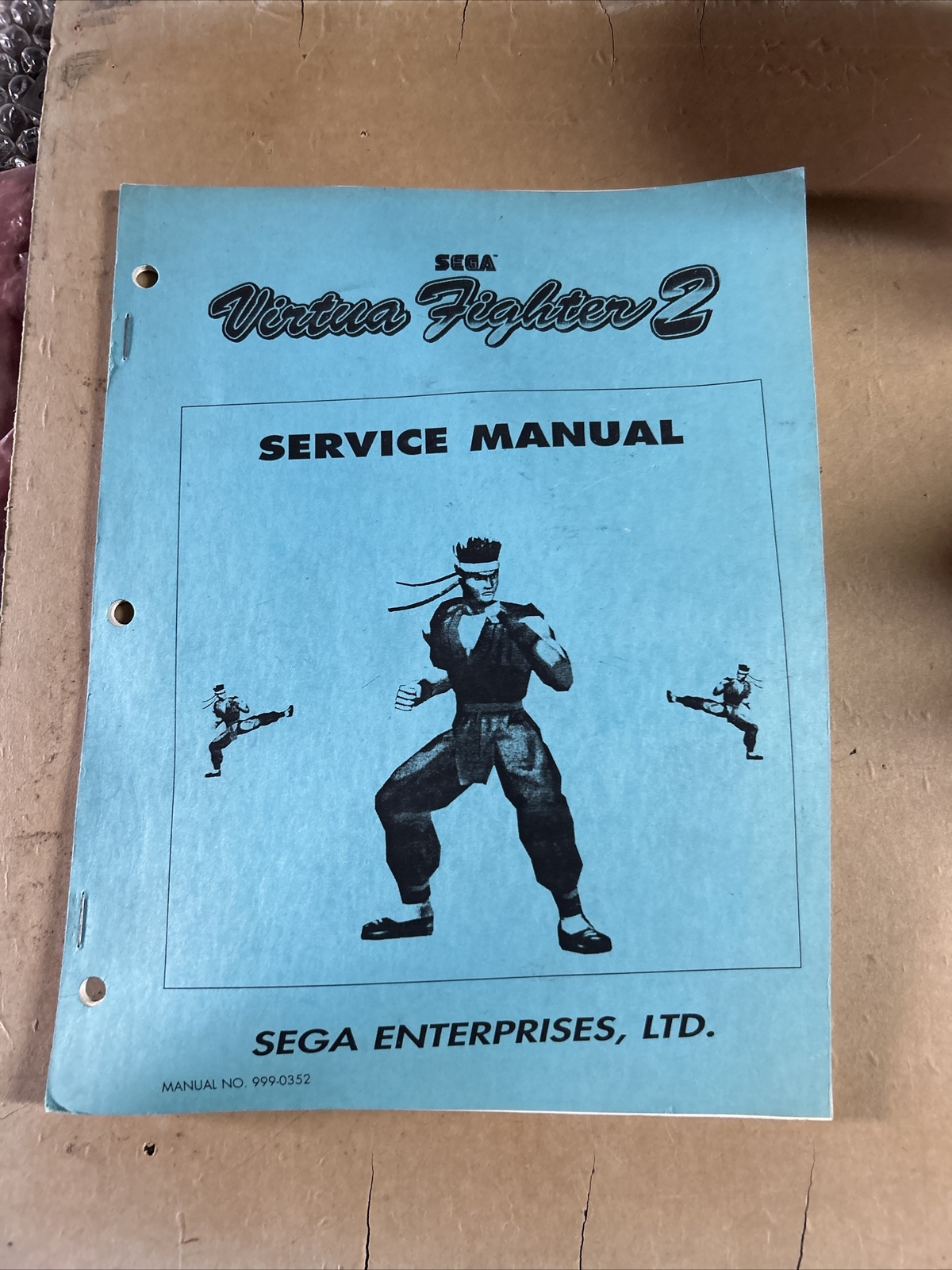 ORIGINAL VIRTUA FIGHTER 2 sega ARCADE VIDEO GAME   owners manual