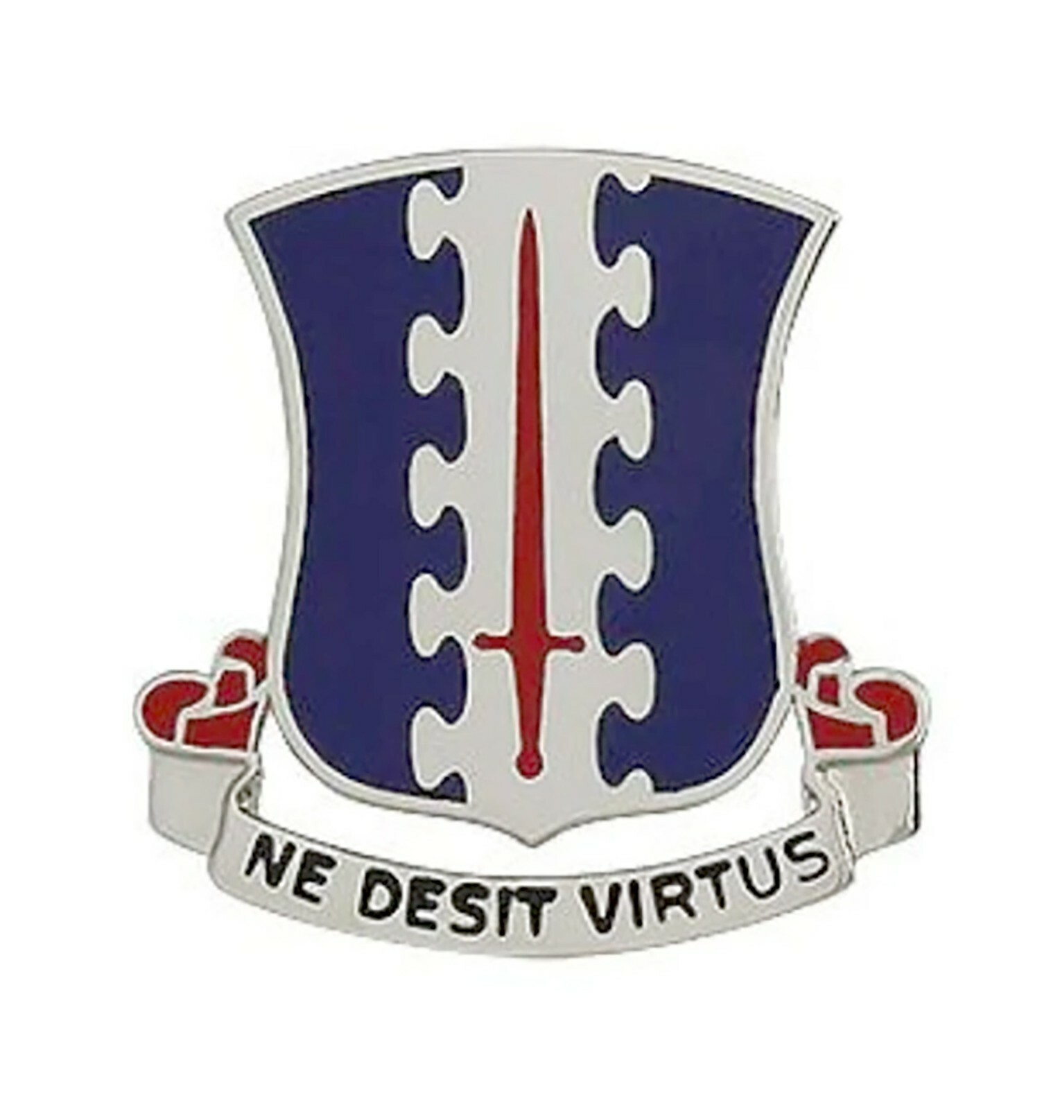 U.S. Army 187th Infantry Crest "Ne Desit Virtus (EA)