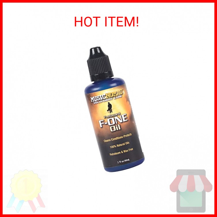 MusicNomad F-ONE Fretboard Oil Cleaner & Conditioner 2 oz (MN105)
