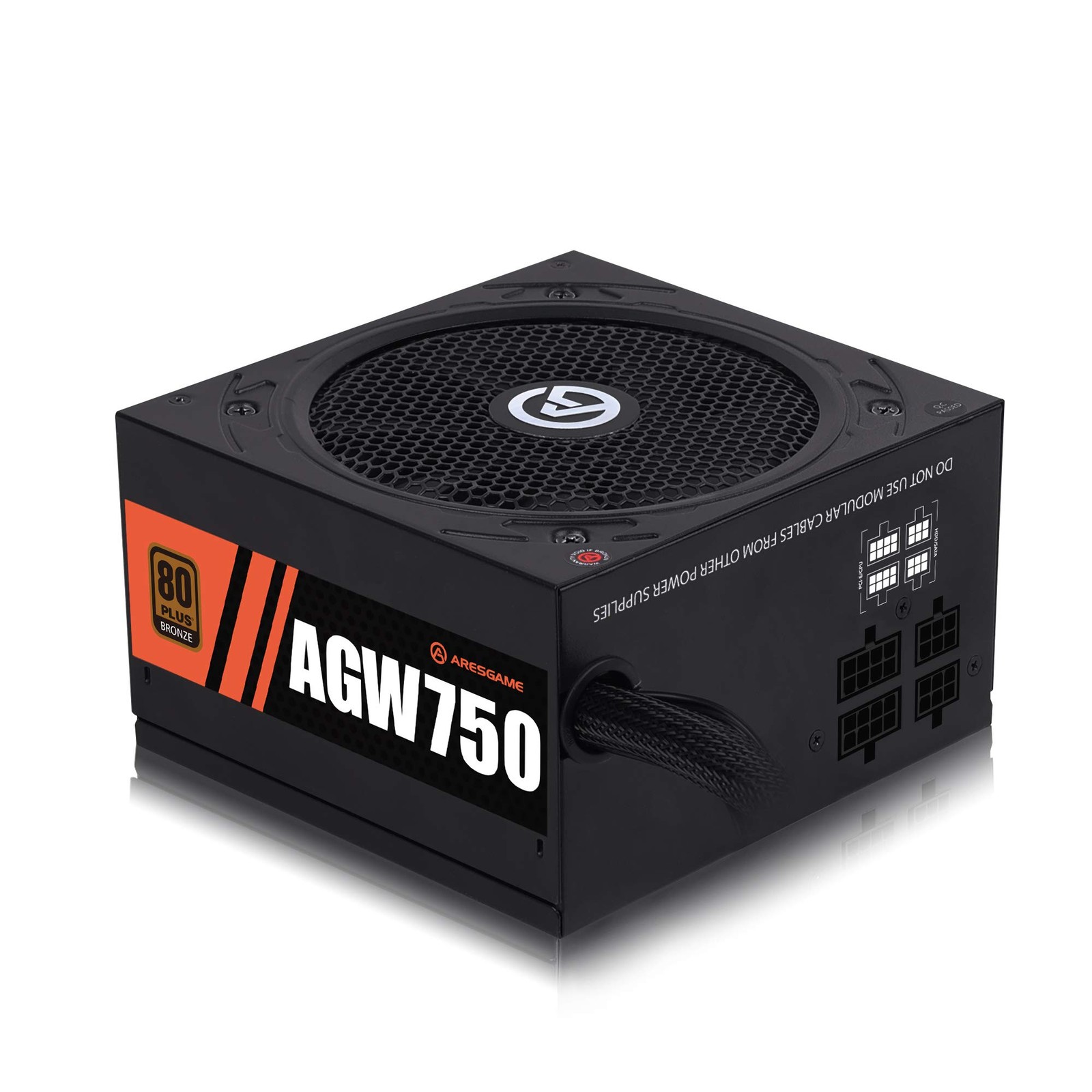 Power Supply 750W 80+ Bronze Certified PSU, Semi Modular, ATX