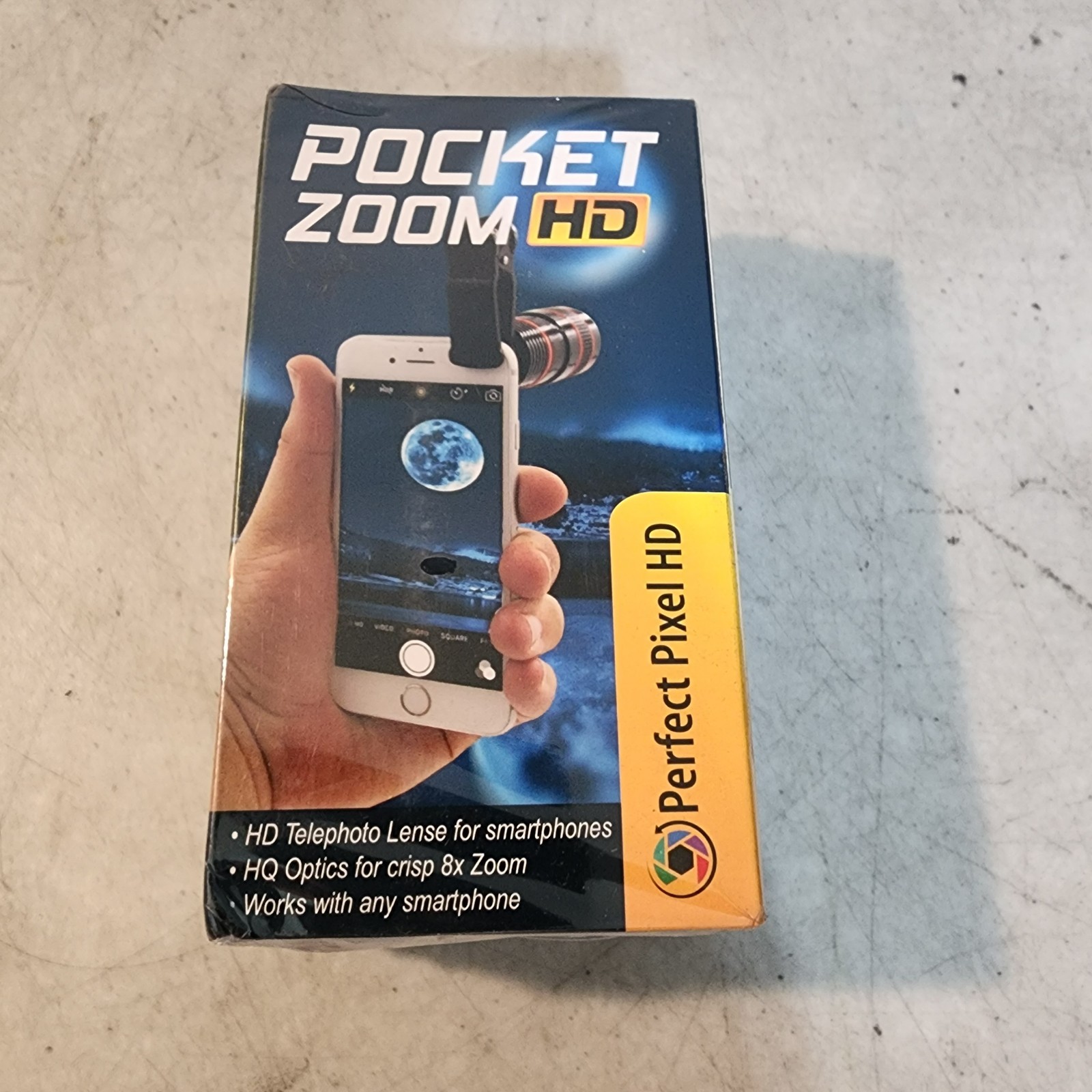 Pocket Zoom HD Telephoto Lens For Smart Phones Genuine OEM Sealed Box free ship