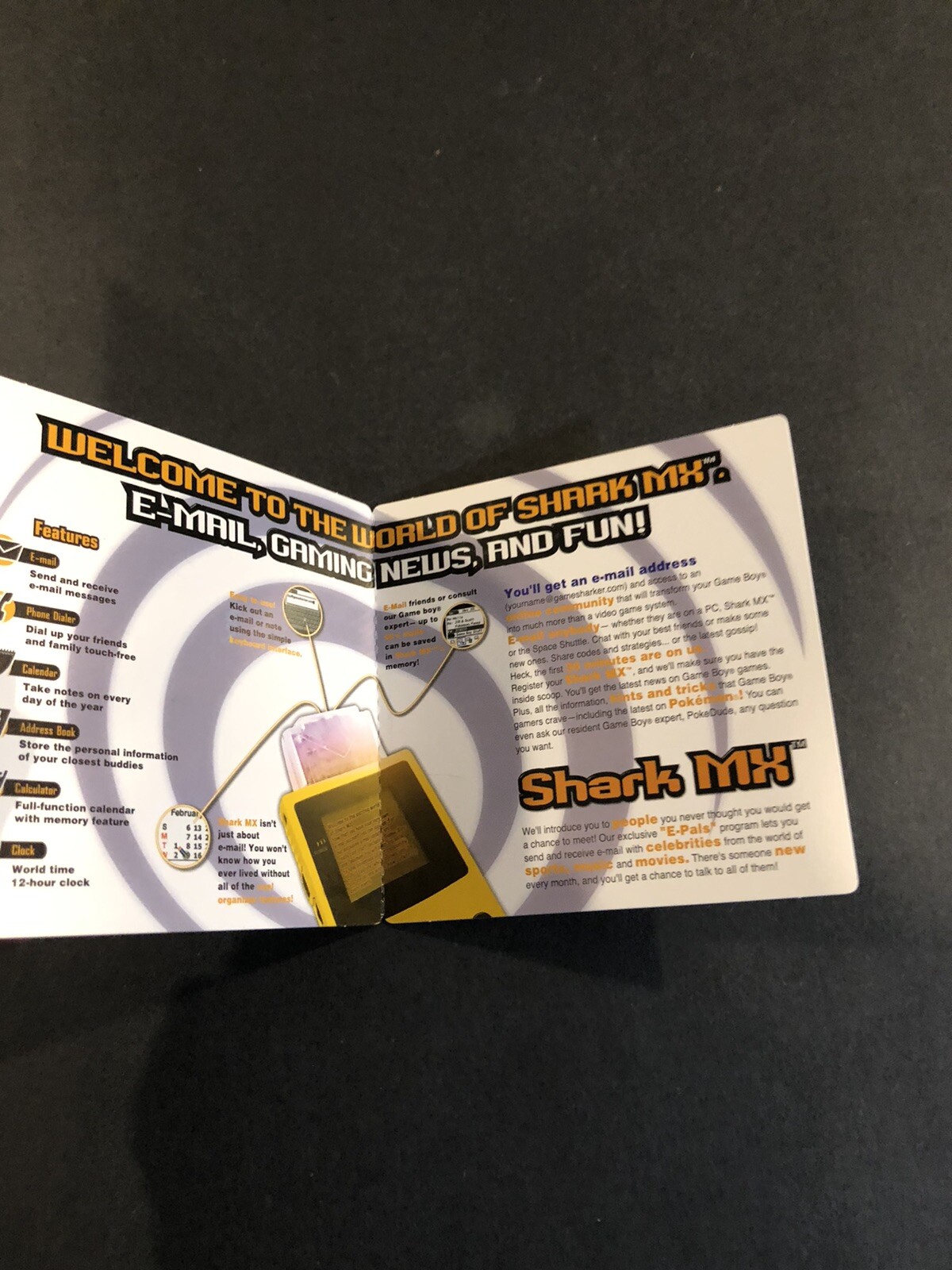 shark mix email for gameboy Insert