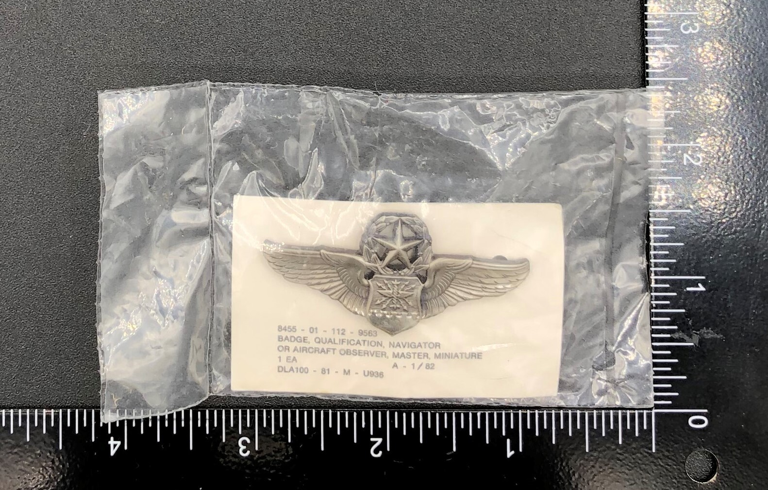 USAF Navigator OR Aircraft Observer, Master, Miniature Badge Qualification