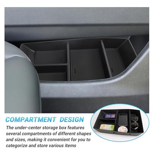 Center Console Organizer Compatible with Center Console Organizer Set (3PC)