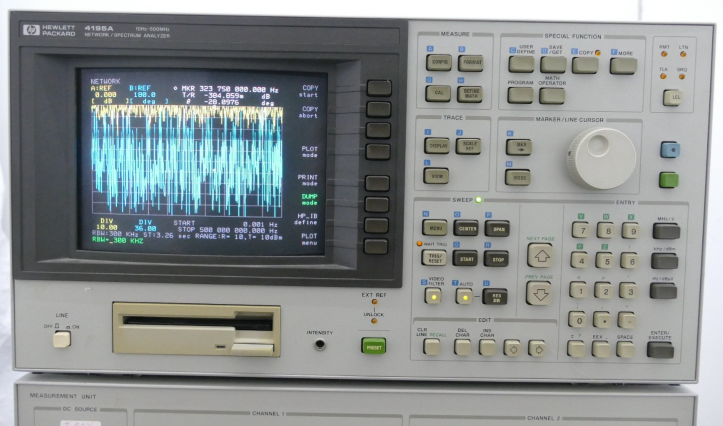 HP 4195A Network / Spectrum Analyzer 10Hz-500Mhz