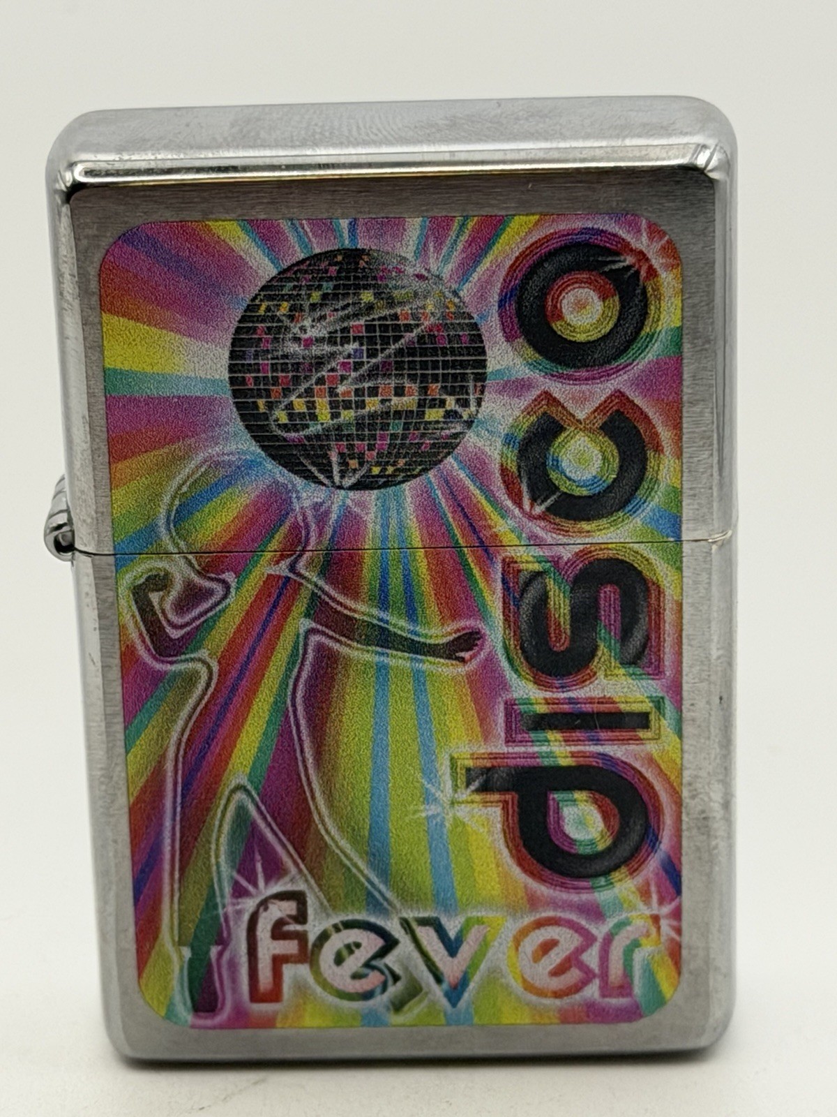 2019 Disco Fever Chrome Zippo Lighter New