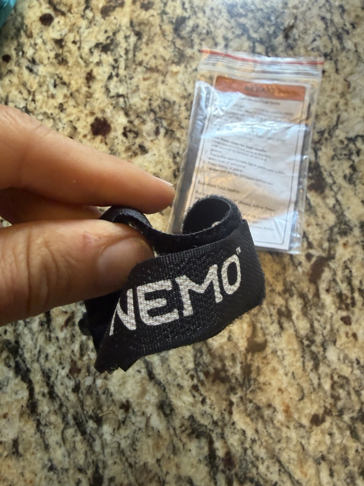 NEMO Quasar 3D Insulated Sleeping Pad Regular Wide BAG ONLY And Patch Kit