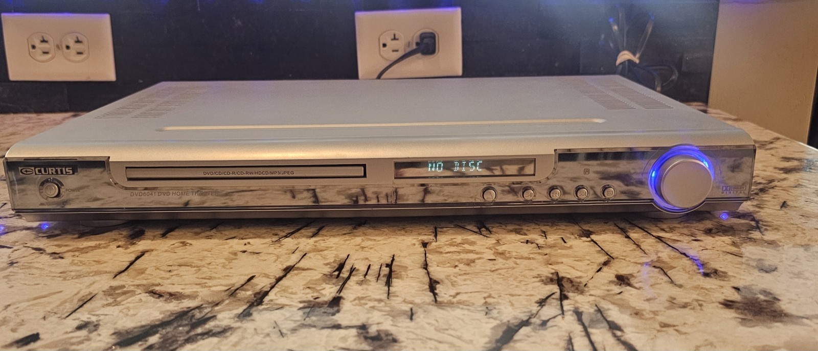 Curtis DVD 6041 Home Theater System Parts Or Repair Only As-Is