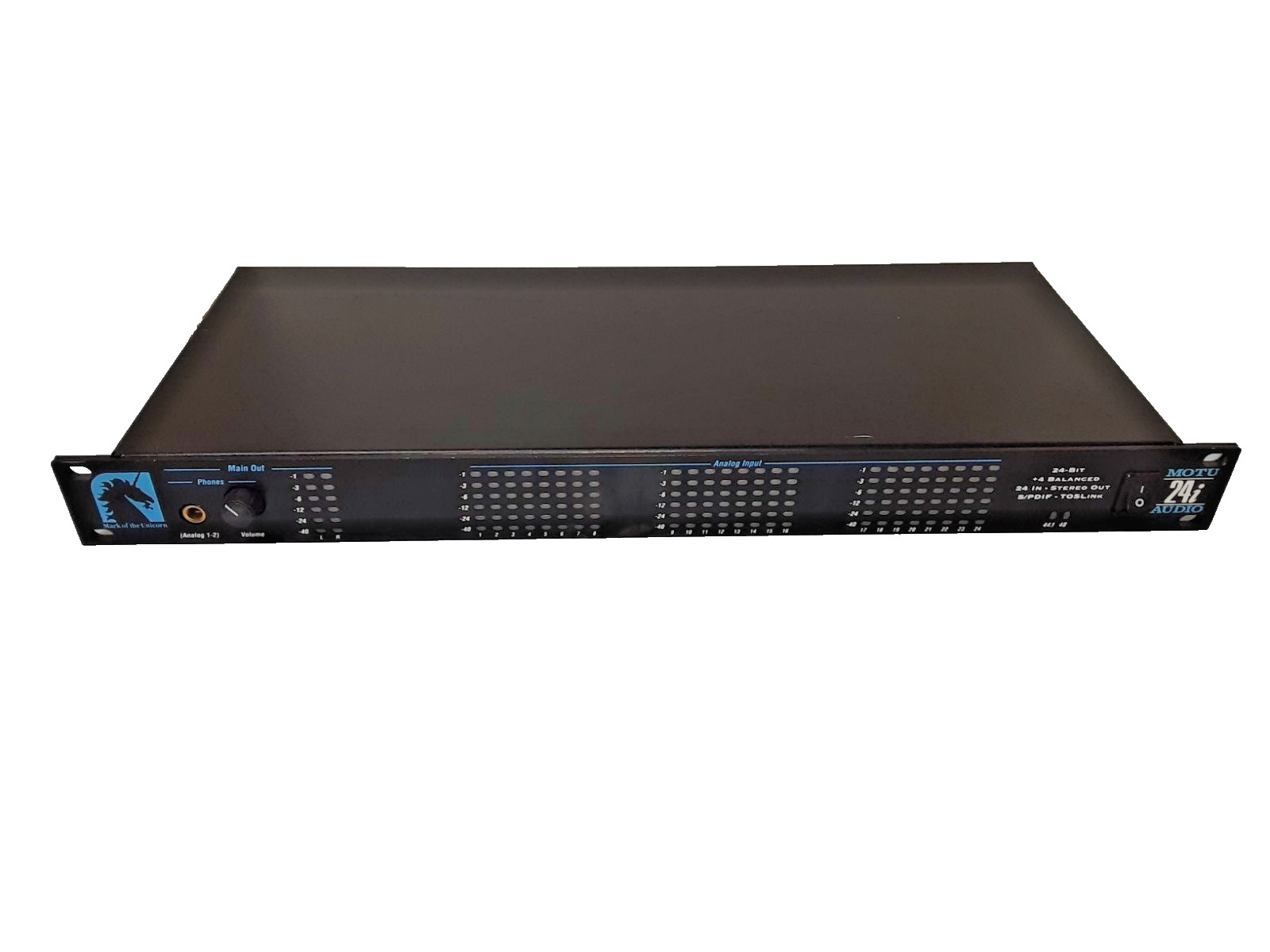Motu 24i 24-Channel Programmable Rackmount Digital Audio Interface - UNTESTED