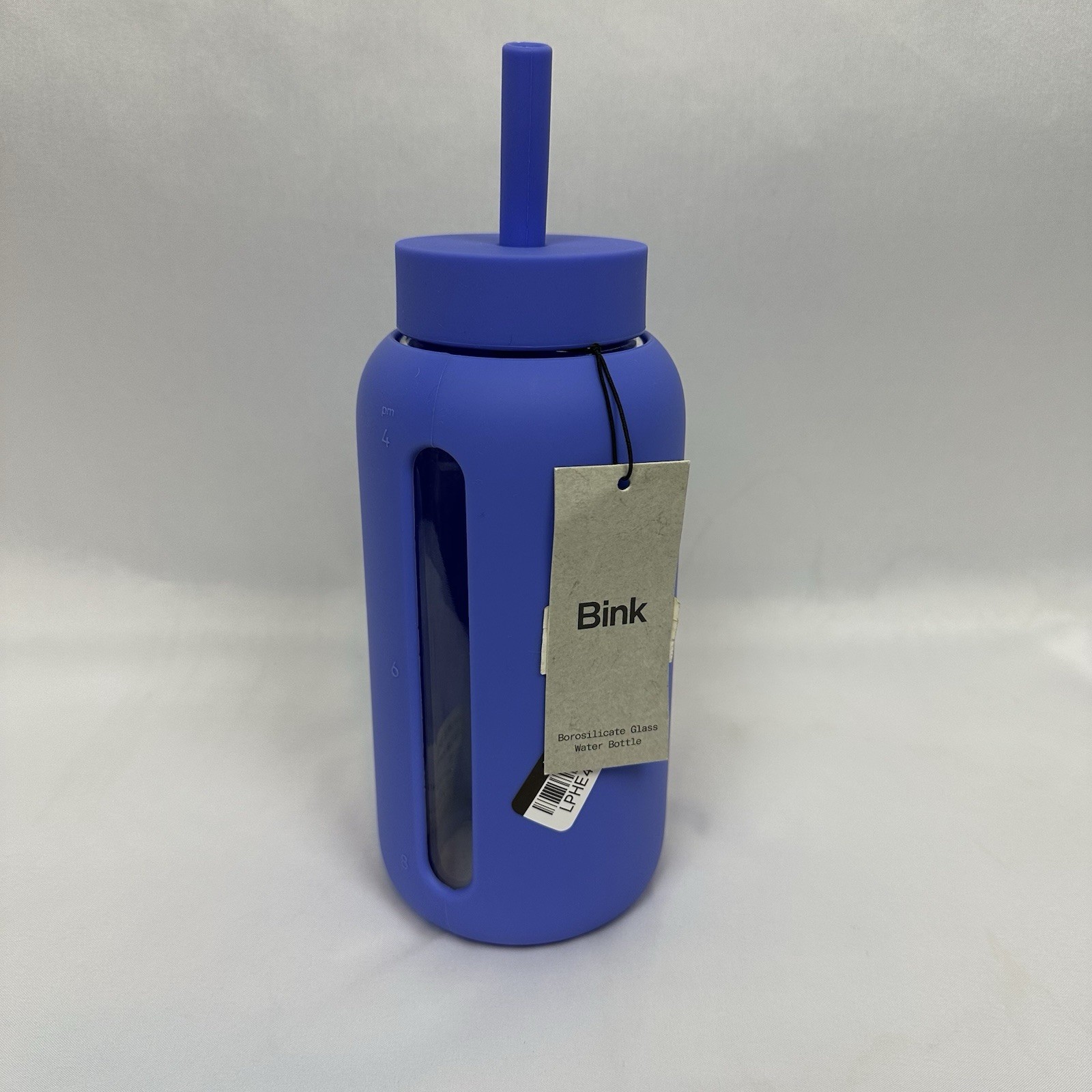 Bink 27oz Day Water Bottle Straw Cap Azure Liquid Measurements Silicone Sleeve