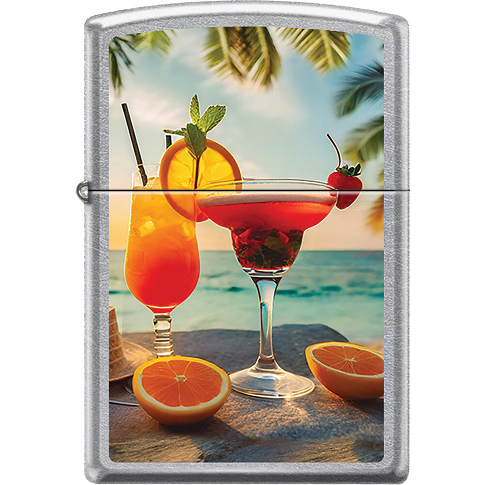 Zippo Tropical Drinks By The Shore